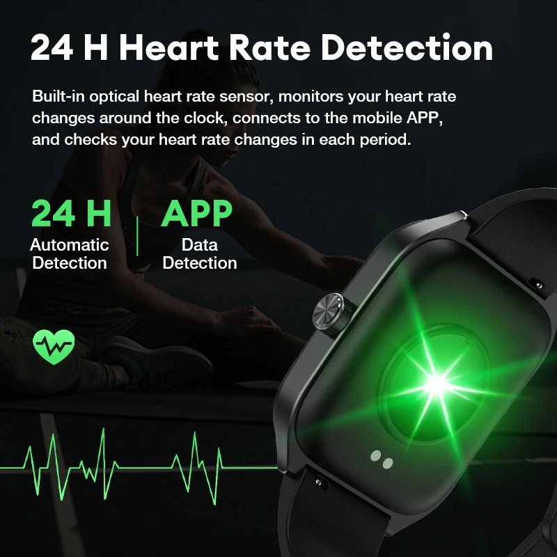 KHwatch Uomo Orologi 2.01 "Schermo Curvo IP68 Sport Orologi Impermeabili 5.3 Bluetooth Orologio Digitale Per Uomo bambini Ragazzo Studente Adolescente