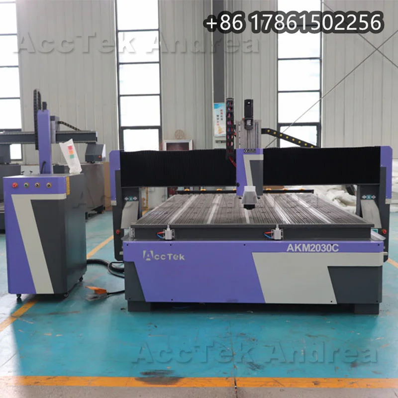 2030 Atc CNC Router Machine for PVC MDF Aluminum Woodworking Making Furniture Cabnites Doors Siemens Cutting Engrave