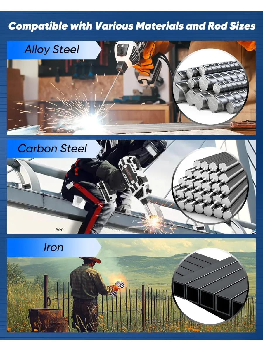 220 В серый и зеленый портативный полностью автоматический инверторный сварочный аппарат для дуговой сварки, с аксессуарами, обслуживание дома своими руками