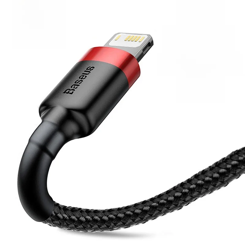 Kabel USB Baseus do iPhone'a14 13 12 11 Pro Max Xs X 8 Plus Kabel 2.4A Kabel do szybkiego ładowania iPhone'a Kabel USB do linii danych — zdjęcie 2