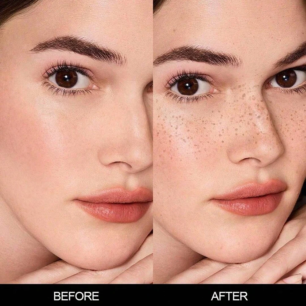 自然な偽そばかすペン使いやすい防水フェイスドットスポットペンシミュレーションそばかすペンメイクアップリアルな速乾性