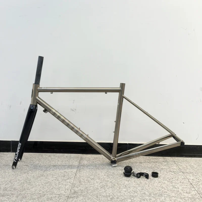 AliExpress NONE SEABOARD CR01 Road Bike Frame Bicycle Framework 700c Gravel Frame 4130 CR-MO Steel Gravel Bike Frameset Bicycle Frames
