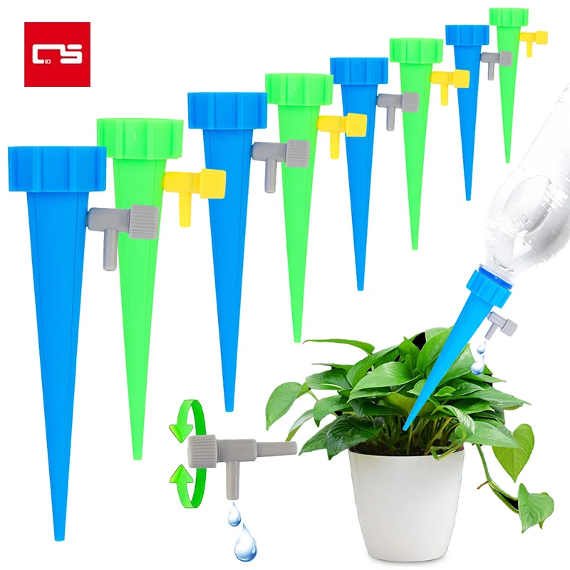 

Automatic Drip Irrigation System Self Watering Spike for Flower Plants Greenhouse Garden Adjustable Auto Water Dripper Device