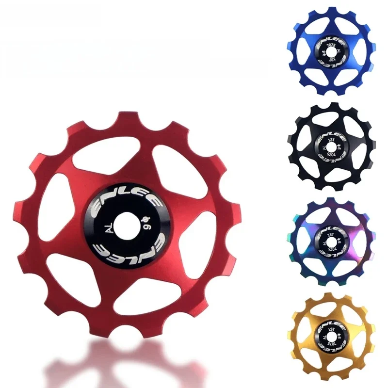 AliExpress enlee ENLEE Bike Derailleur Jockey Wheel 11T 13T MTB Road Bike Rear Bike Bearing Pulley Jockey Guide Roller Bicycle Derailleur Repair