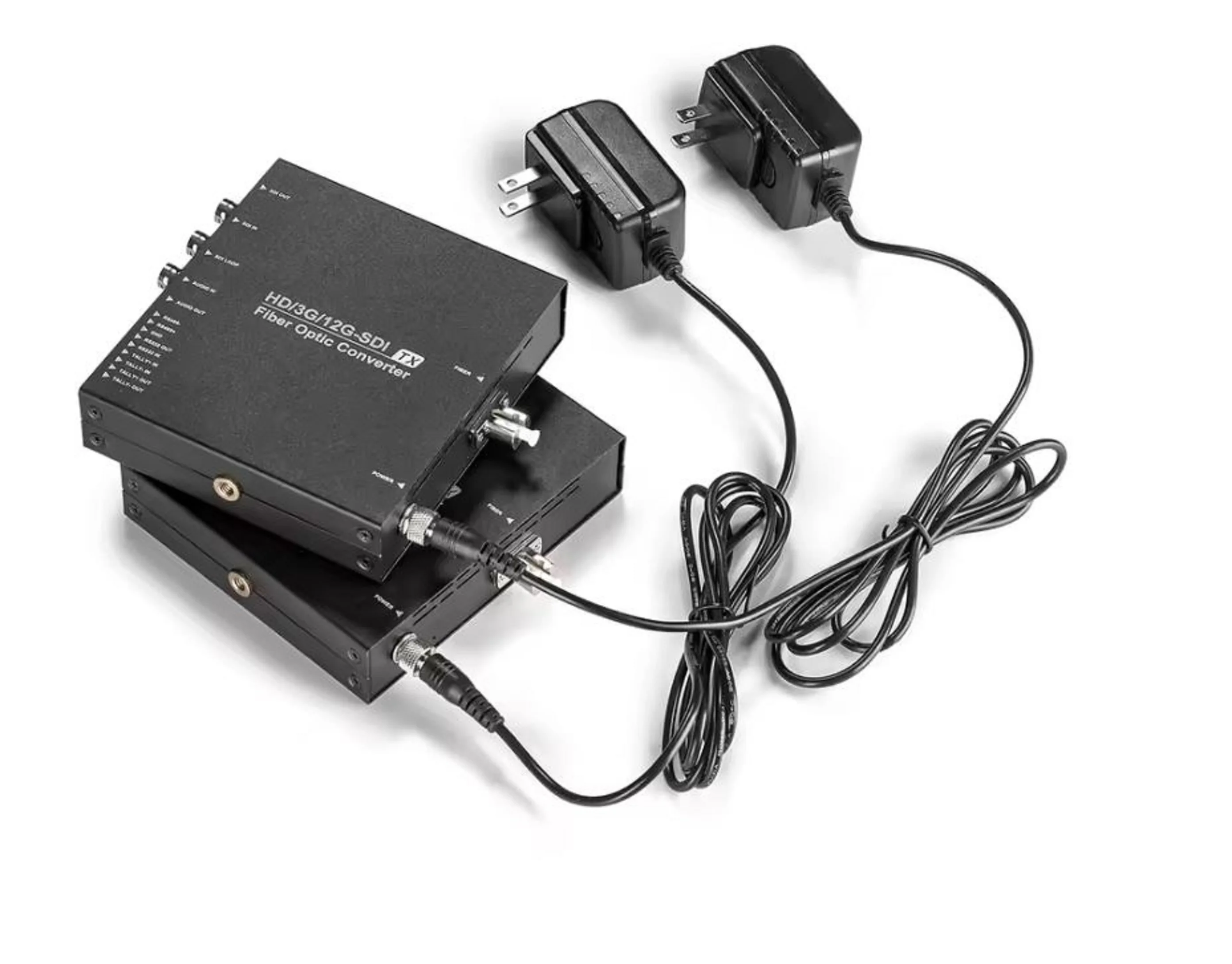 Convertidor de vídeo de fibra óptica 10KM 12G SDI de fibra SDI sobre el multiplexor de fibra SDI