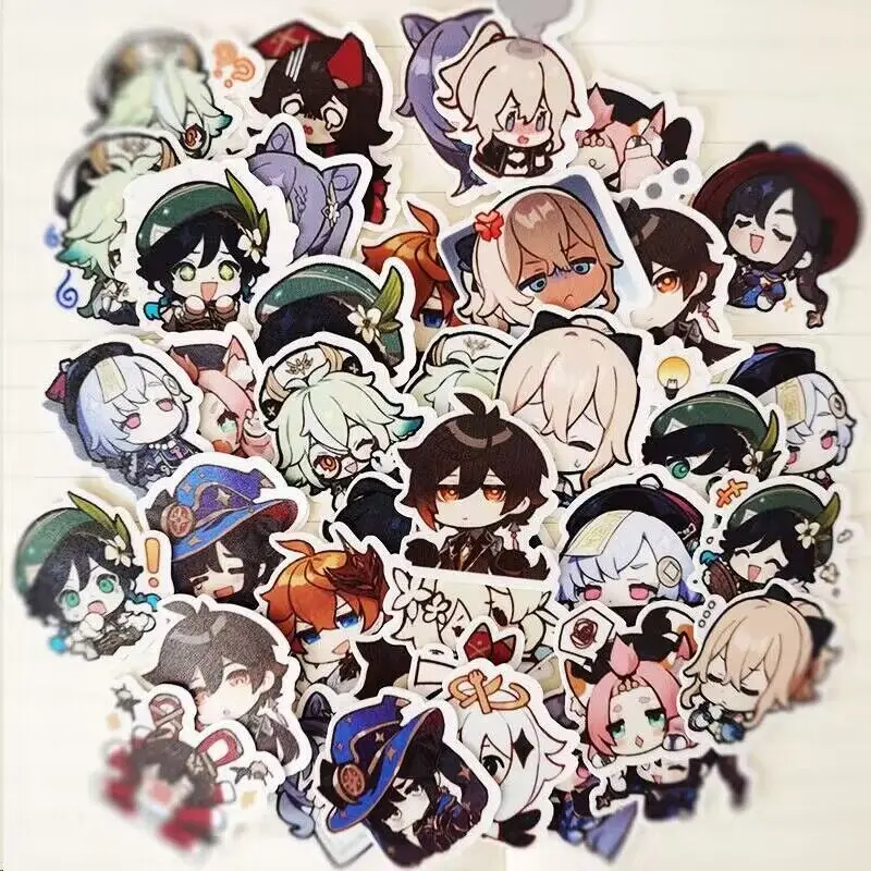 40pcs Genshin Impact Sticker Wendy Razor Chongyun Kaedehara Kazuha — Perfect Funs of Game