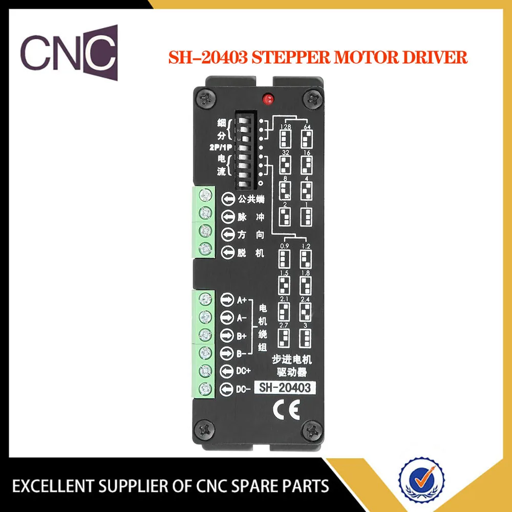 

High Quality Sh-20403 Stepper Motor Driver 10-40vdc 3a 128 Microstep H Bridge Bipolar Constant Phase Current Drive High Quality