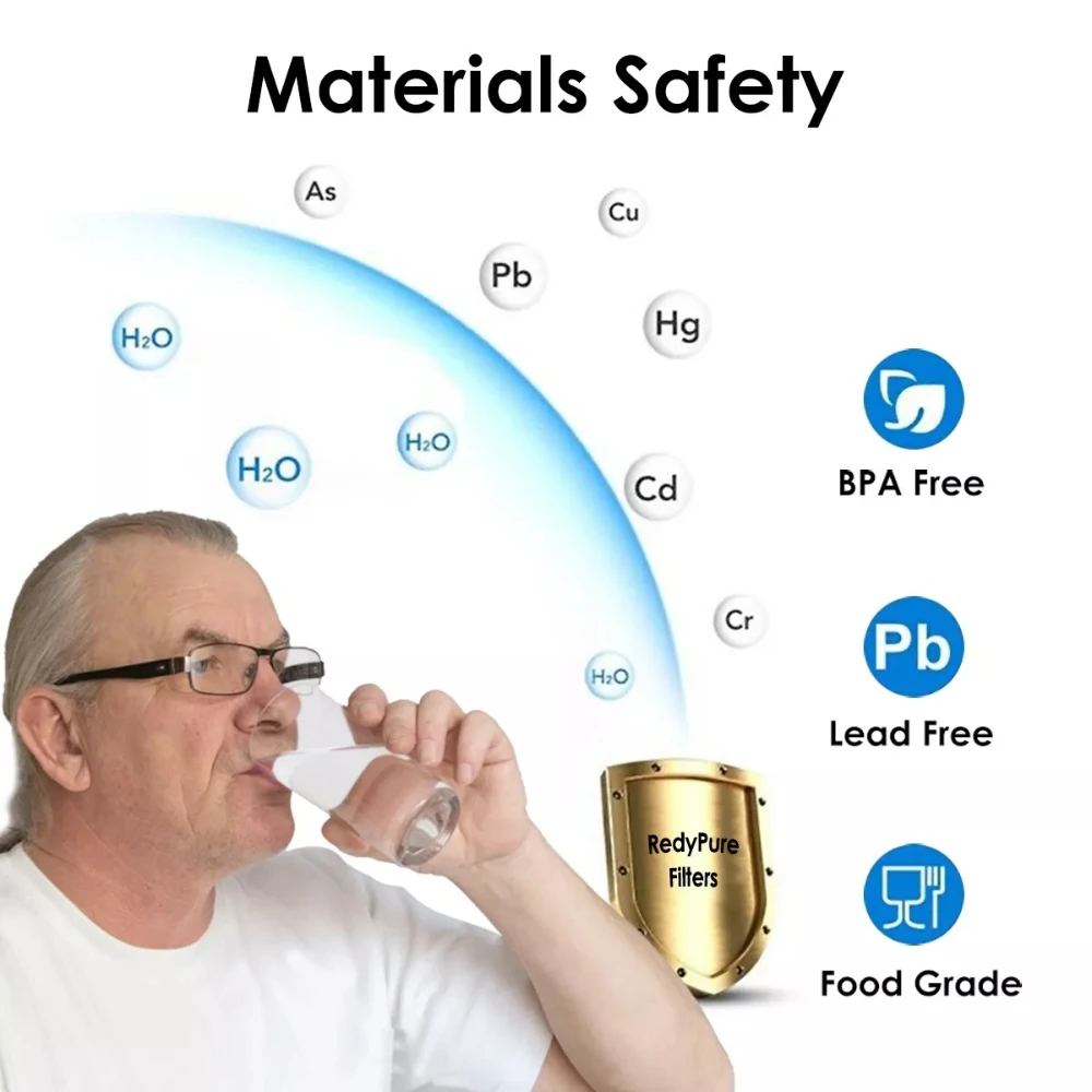 Lot De 3 Filtres À Eau Pour Réfrigérateur Compatible Avec for LG LT700P ADQ36006101 for Kenmore 9690 LFX28968ST01 Cartouche De Remplacement