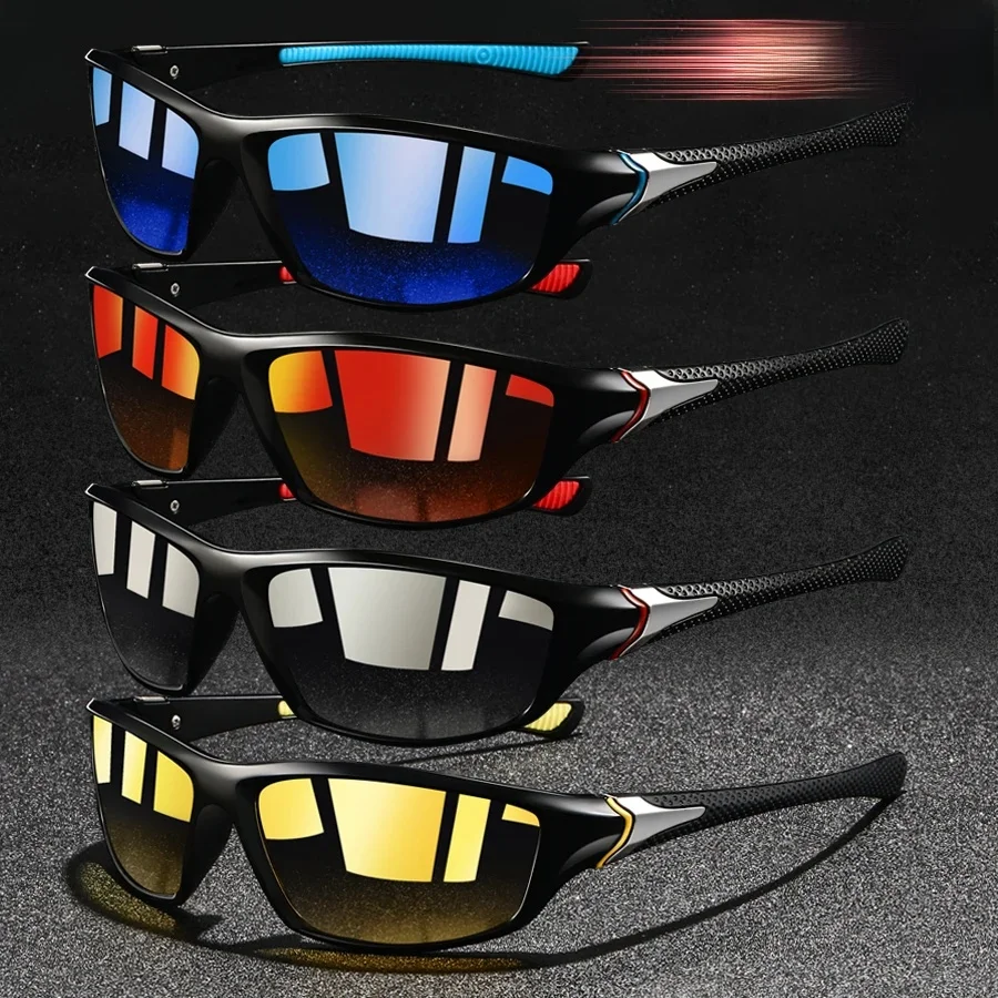 AliExpress WSZ 4 PCS Fashion Vintage Fishing Cycling Sports Sunglasses Men Women Running Mountaineering Sport Man Sun Glasses UV400 Eyewear