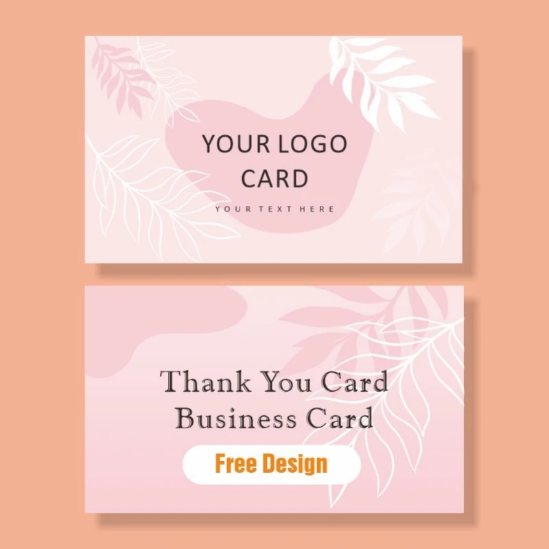 Tarjetas de agradecimiento personalizadas, tarjetas de visita, embalaje de logotipo personalizado, tarjetas postales de invitación de boda de