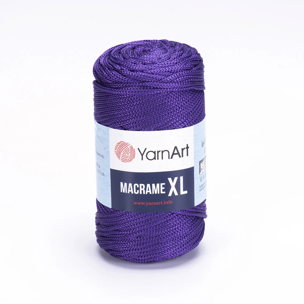 YarnArt Macrame XL Yarn - 27 Color Options - 130 Meters(250gr) - Polyester - Wall Ornament - Cover - Curtain - Basket - Flower Pot -  Cardigan -