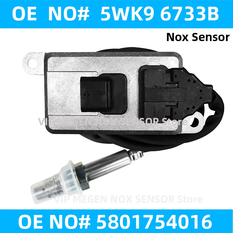 5801754016 5WK96733B 5WK9 6733B 24V Original New Nitrogen Oxygen NOx Sensor 24V For IVECO Truck 24V