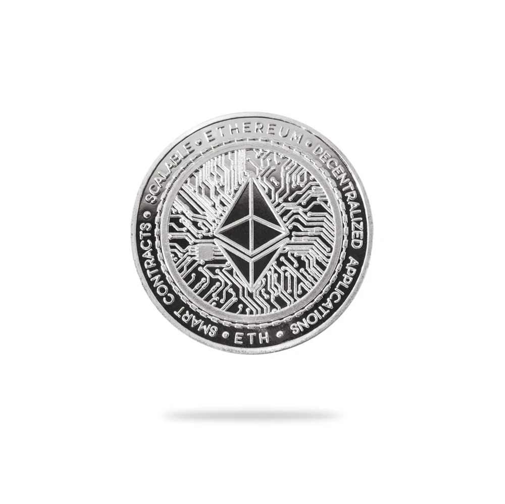 Ethereum (ETH) Coin  Ed Physical Crypto Coin Collectable Cryptocurrency 10pcs/pack