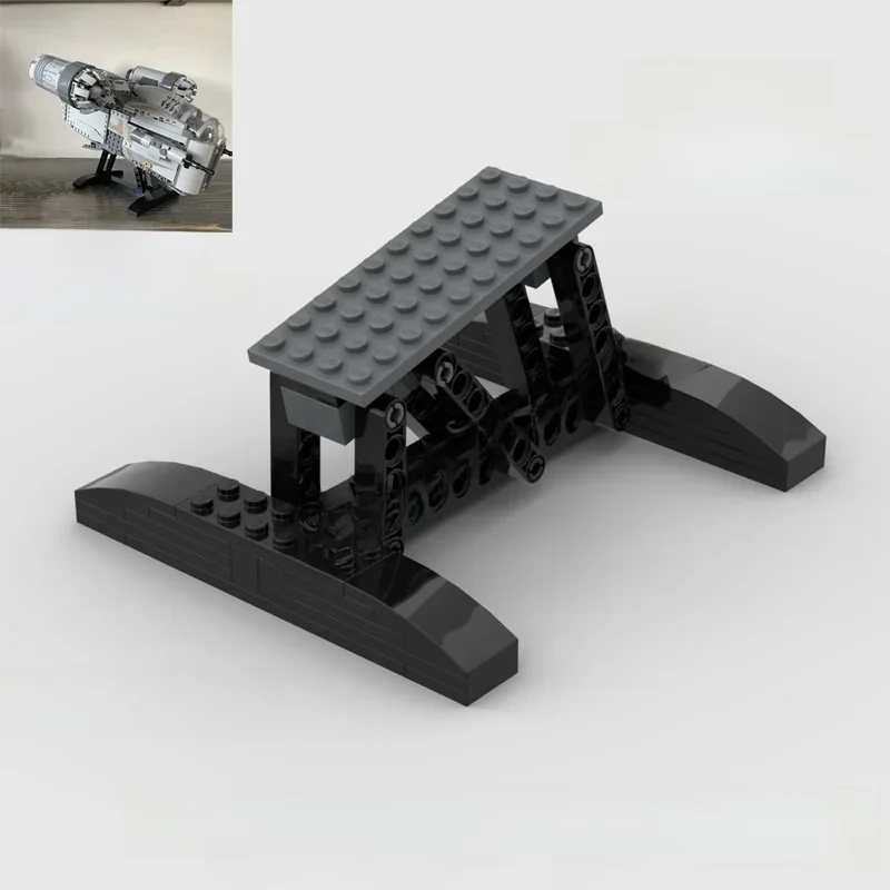 Nouveau Razor Crest 75292 présentoir MOC blocs de construction support ensemble étoile vaisseau spatial vitrine bricolage support Vertical cadeau de collection
