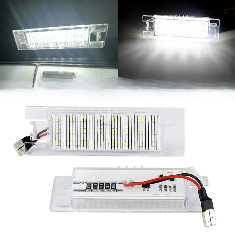 2 pièces Canbus LED feux de plaque d'immatriculation pour Alfa Romeo 147 156 159 166 Giulietta Mito Brera Spider GT coupé lampes de plaque d'immatriculation de voiture