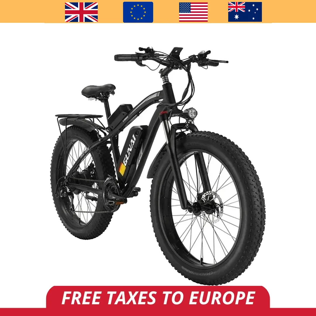 MX02S Electric Bike 2000W 48V 21AH Lithium Battery Electric Bicycl 26*4Inch Tire Hydraulic Brake Mountain Snow E bike