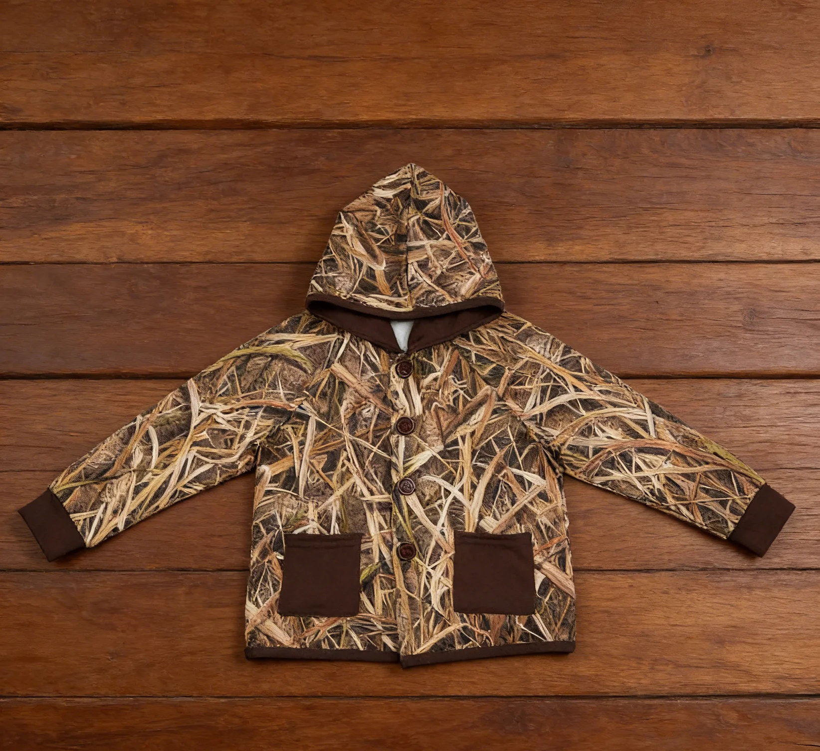 

Z1202-03 BT1443 Kids Fall Clothing Long Sleeve Camouflage Print Shirt Baby Boys Hooded Top