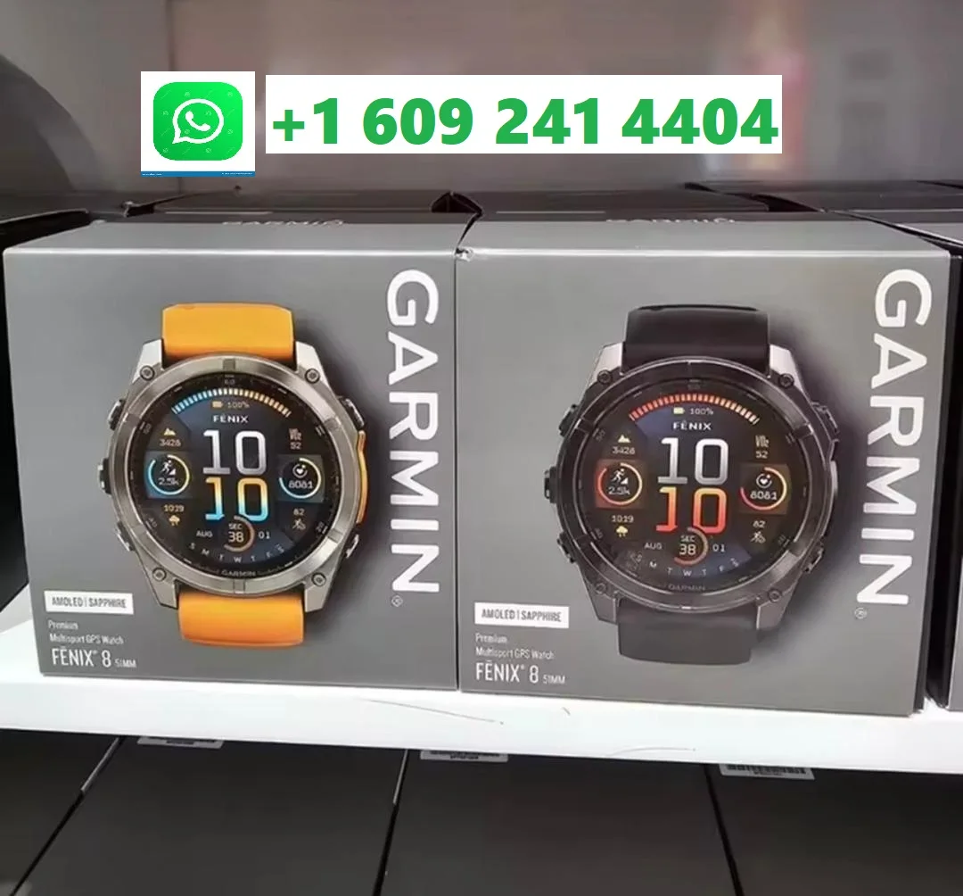 ST BUY 4 GET 2 FREE  BRAND NEW Garmins-Fenix ​​8 Sapphire Smartwatch Athlete GPS Watch