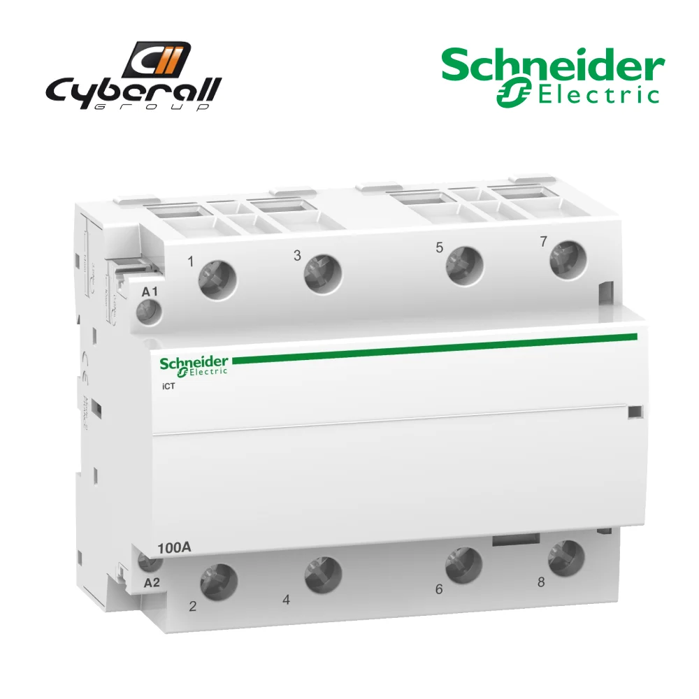 Schneider Electric-Cyberall-differential switch; Acti9 iCT + 4 pole; 400 V AC 50 Hz in white Color