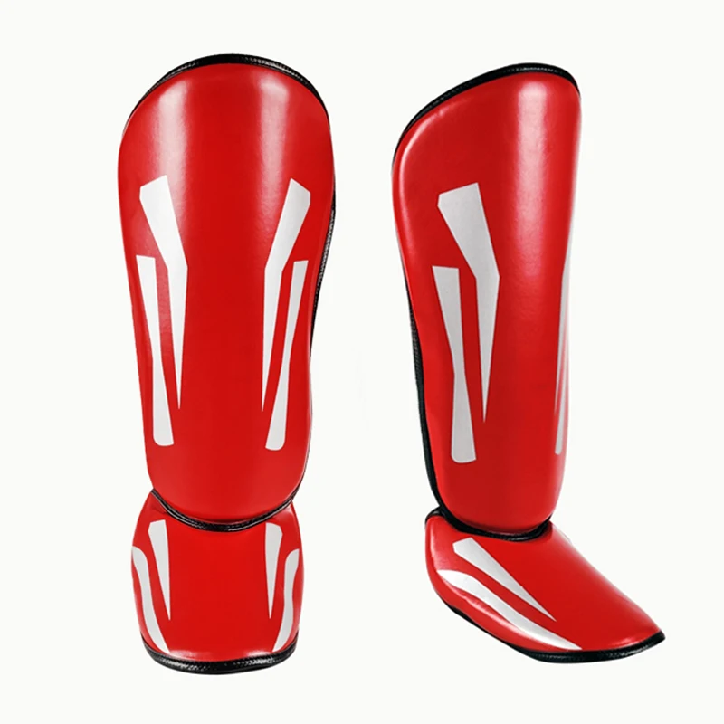 Combat Leg Guard Sanda Muay Thai Leg Protection Instep Protection Shin Protection Boxing Thickened Combat Gear Leggings