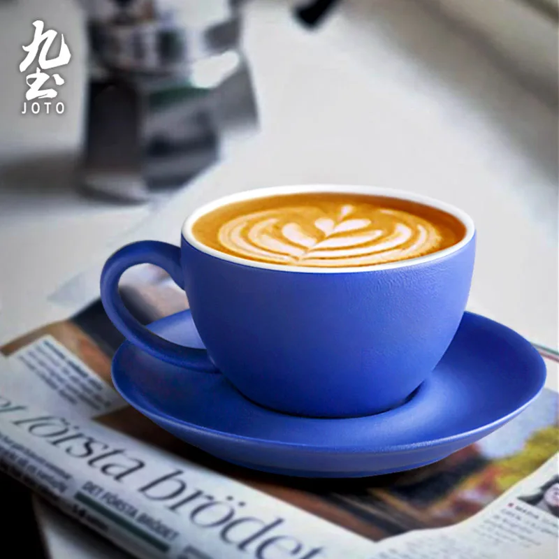 

JOTO Elegant design Made from premium ceramic Japanese Ceramic Coffee Cup and Saucer CFR0122