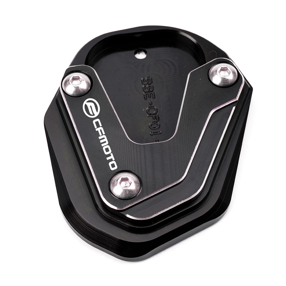 Motocicleta De Alumínio Kickstand, Suporte Lateral Do Pé, Ampliar Pad, Tampas Do Porto Do Pneu, CFMOTO 700MT 800MT 650MT 650 800 700 MT CF 650TR-G