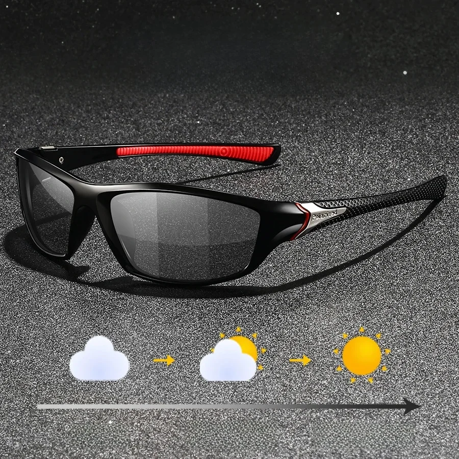 AliExpress WSZ Photochromic Polarized Sports Vintage Sunglasses Men Women Fishing Cycling Driving Mountaineering Chameleon Sun Glasses