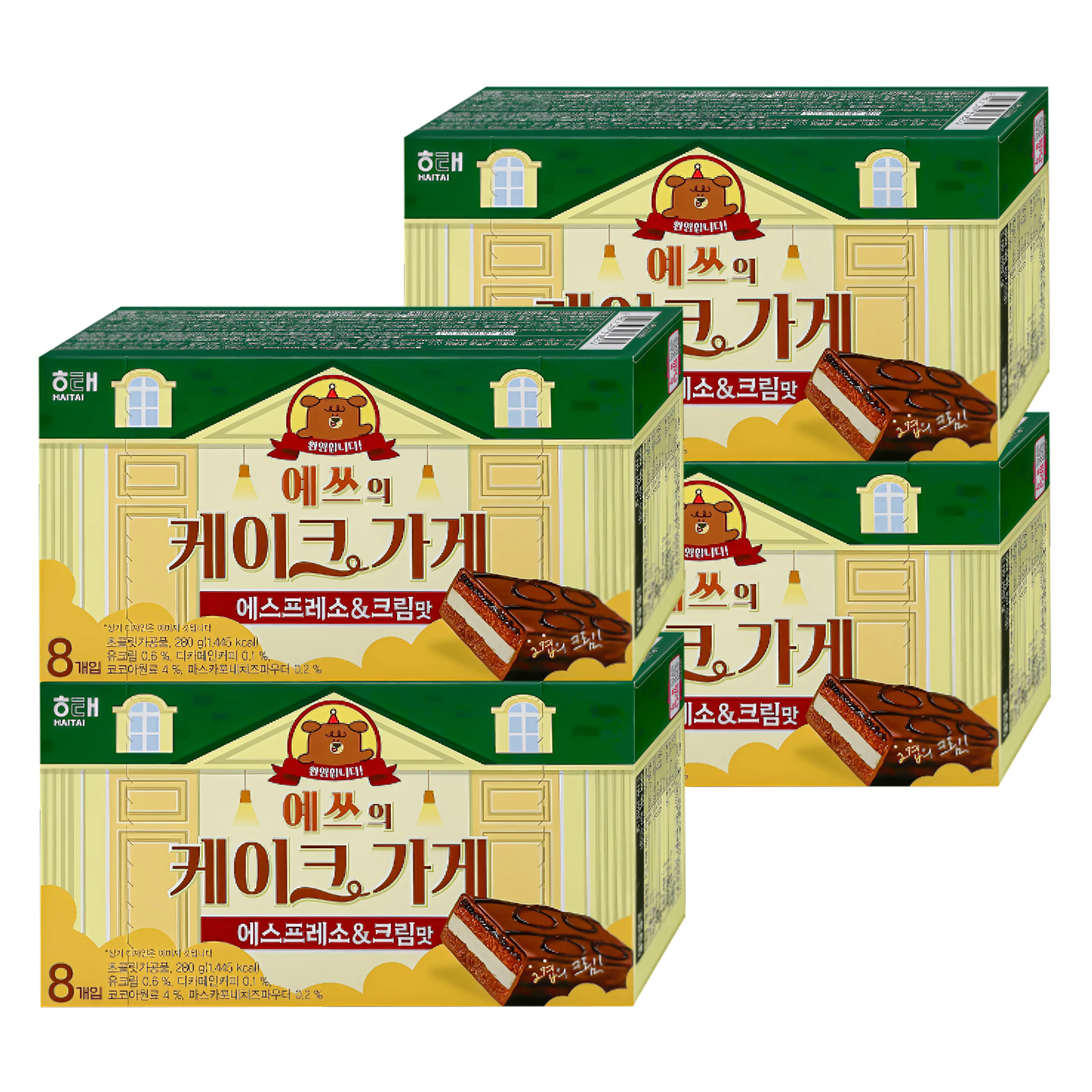 해태 예쓰의 케이크 가게 280g x 4개