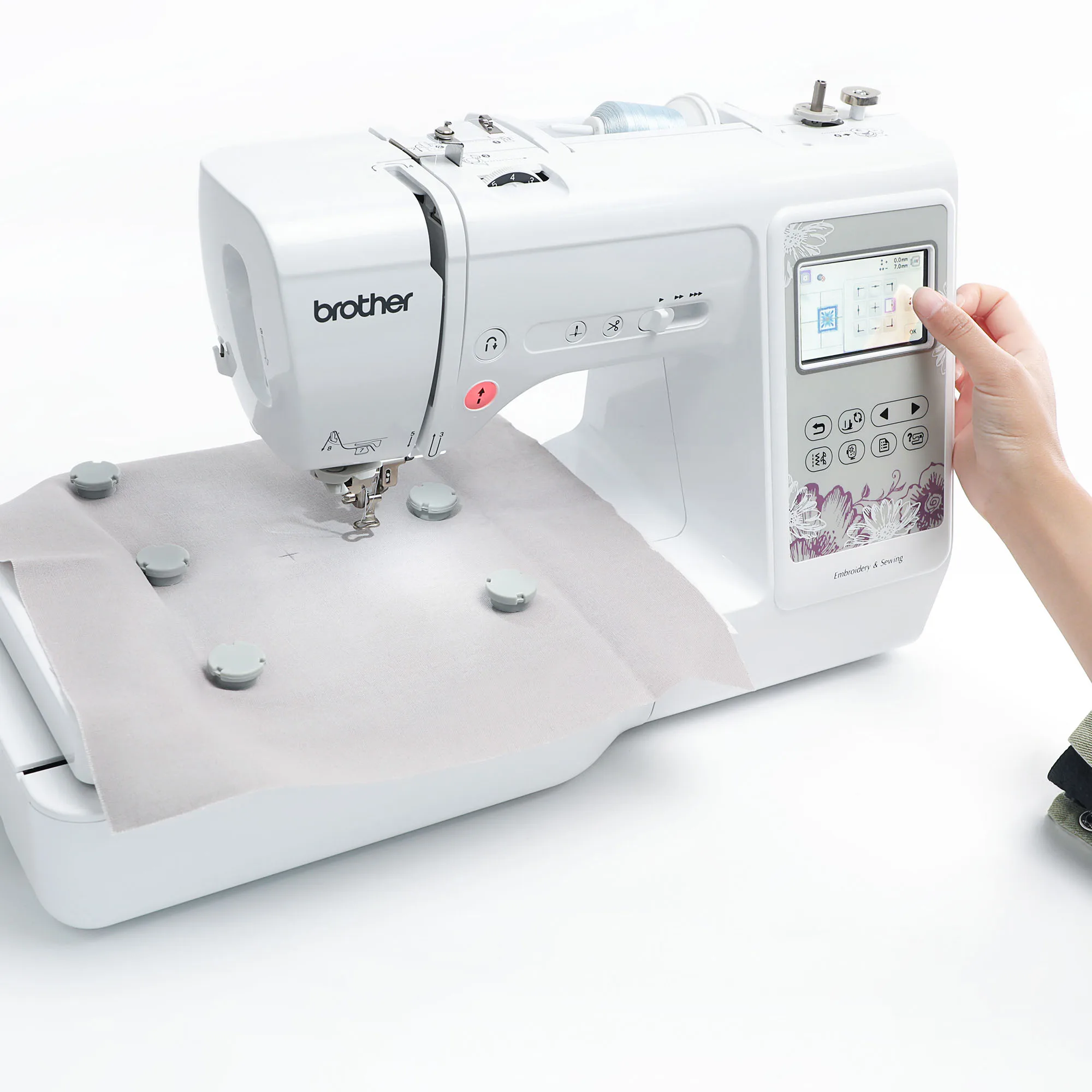 

Brother Magnetic Hoop for Brother Sewing Machine Embroidery Machine for Brother XV8500D XE1 etc Embroidery Machine