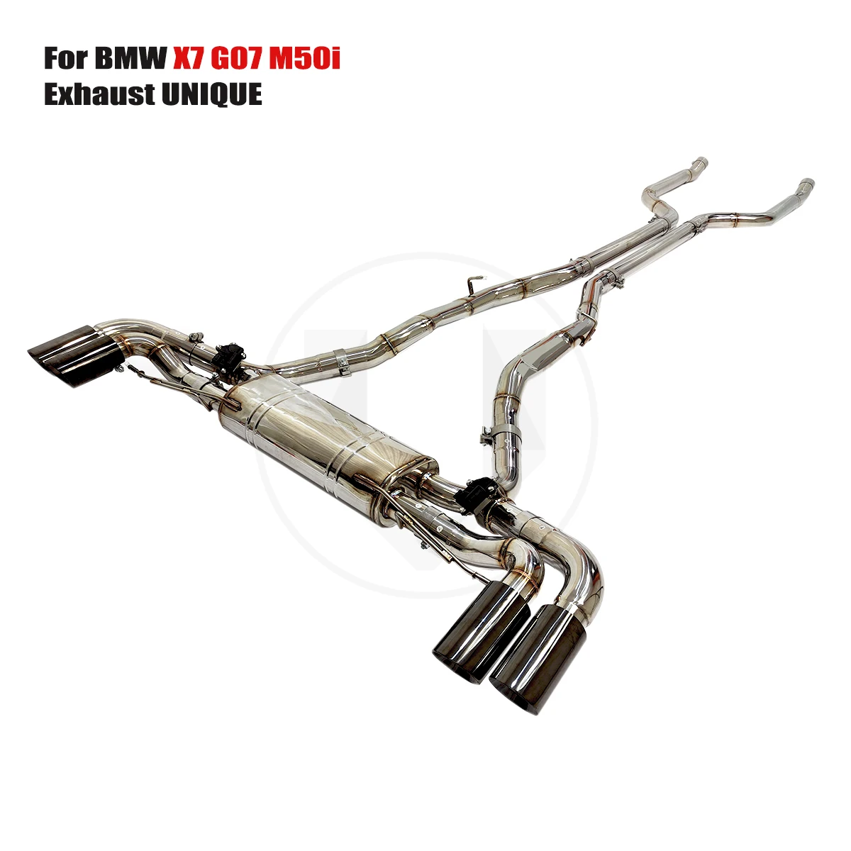 UNIQUE For 2019-2023 BMW X7 G07 M50i  4.4T performance valve exhaust system ss304 exhaust muffler