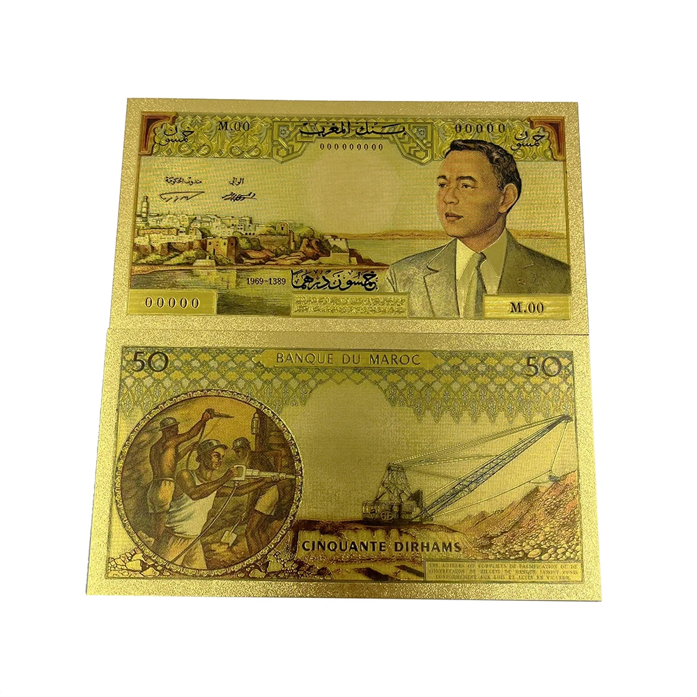 أوراق نقدية من رقائق الذهب لجمع الأوراق النقدية ، 9 أنواع ، هدية الأعمال #5