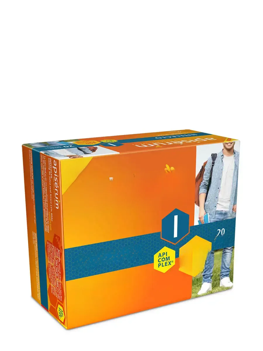 Apiserum intelecto 18 frascos-favorece o desempenho intelectual, concentração e memória