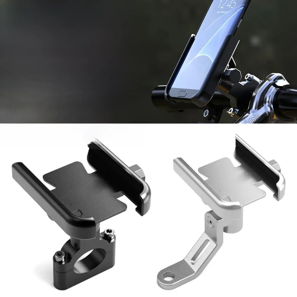 AliExpress St tia Motorcycle Bicycle Phone Holder Gps Bracket Cellphone Stand Moto Rearview Mirror Handlebar Mount Compatible For Xiaomi iPhone