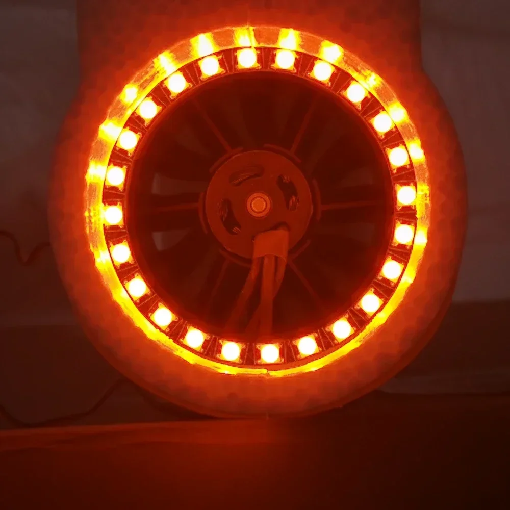Système de feu arrière LED tricolore 3-6V pour 35mm 50mm 64mm 70mm 80mm 90mm, unité de ventilateur canalisée EDF Jet RC avion pièces de bricolage