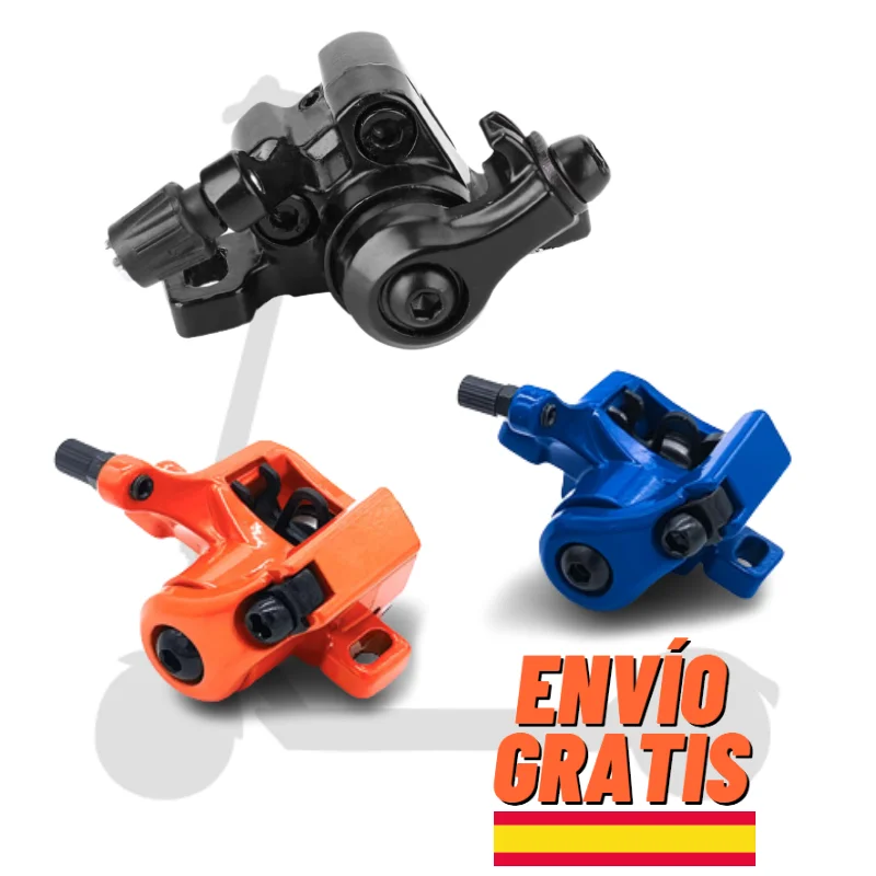 ✅Pinza de Freno Patinete Eléctrico Xiaomi M365 / Pro 2 / 1S / Essential / Mi Electric Scooter 3 Lite / Mi 4 Pro con Pastillas de Freno para Disco con Tornillos - Accesorios, Piezas Patineta, Mordaza, Recambios Patin