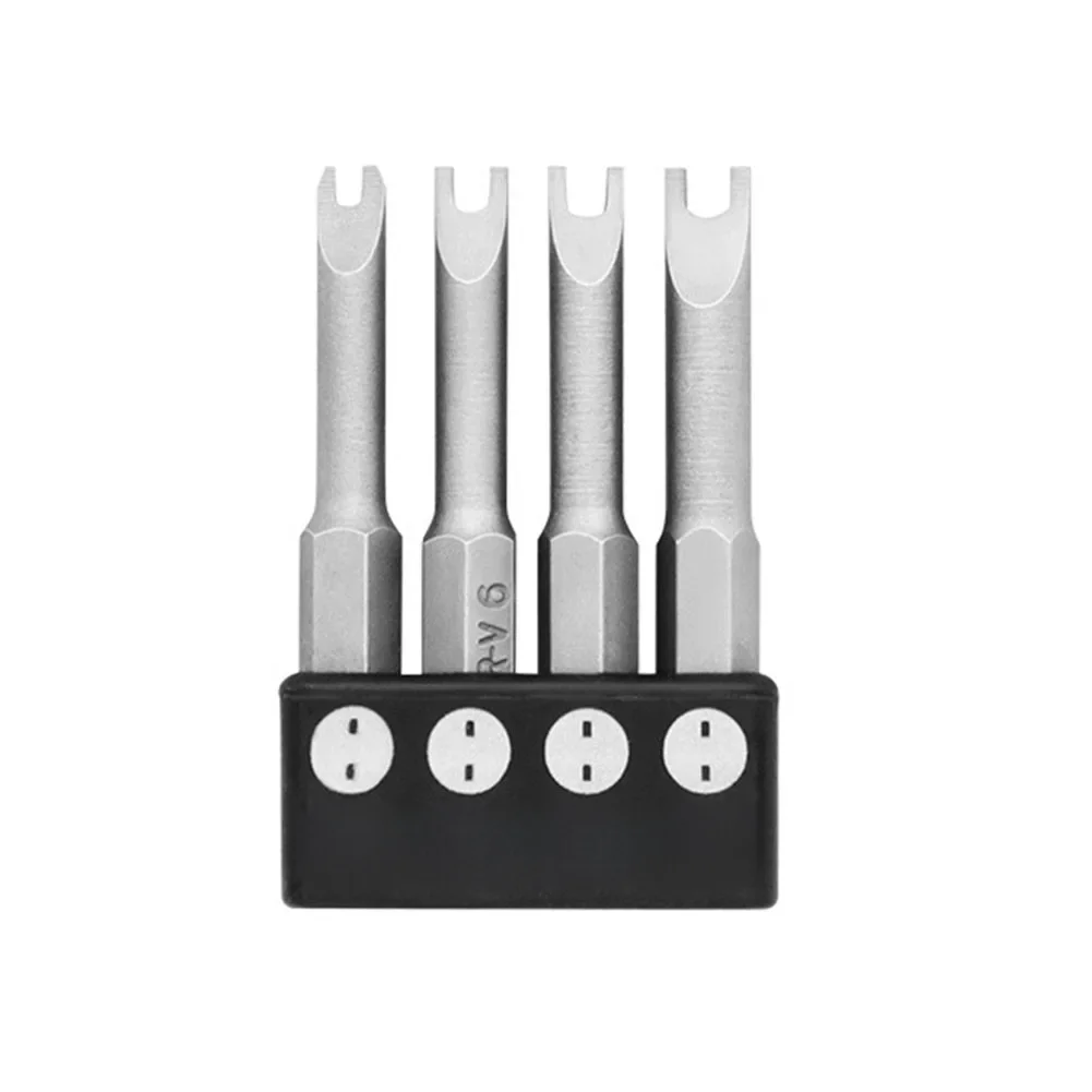 Embout de tournevis de forme spéciale, longueur 50mm, poignée 6.35mm(1/4 pouces), ABS + métal, trois Points, Type Y/Type U, flambant neuf