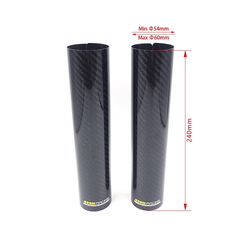 OTOM Motorcycle 54-60MM Front Fork Guard Carbon Fiber Adjustable Protection Cover Universal For KTM CRF YZF WR KXF SXF Dirt Bike - Image 2