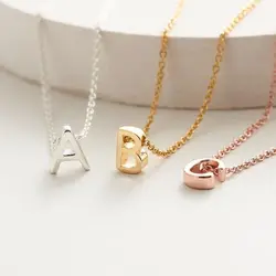 CARLIDANA High Polished Stainless Steel 14K Gold PVD Plated DIY 26 Letter Alphabet Initial Charm Pendant Accessories Jewelry