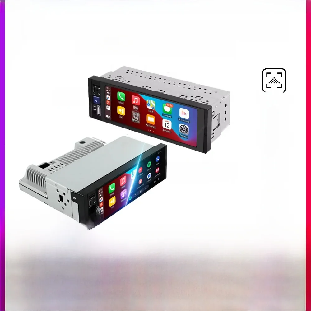 MEKEDE Universele Autoradio 1din 6,86-inch Multimedia Smart Screen CarPlay Andriod Auto BT USB TF FM Autoradio MP5 Type-C - afbeelding 2