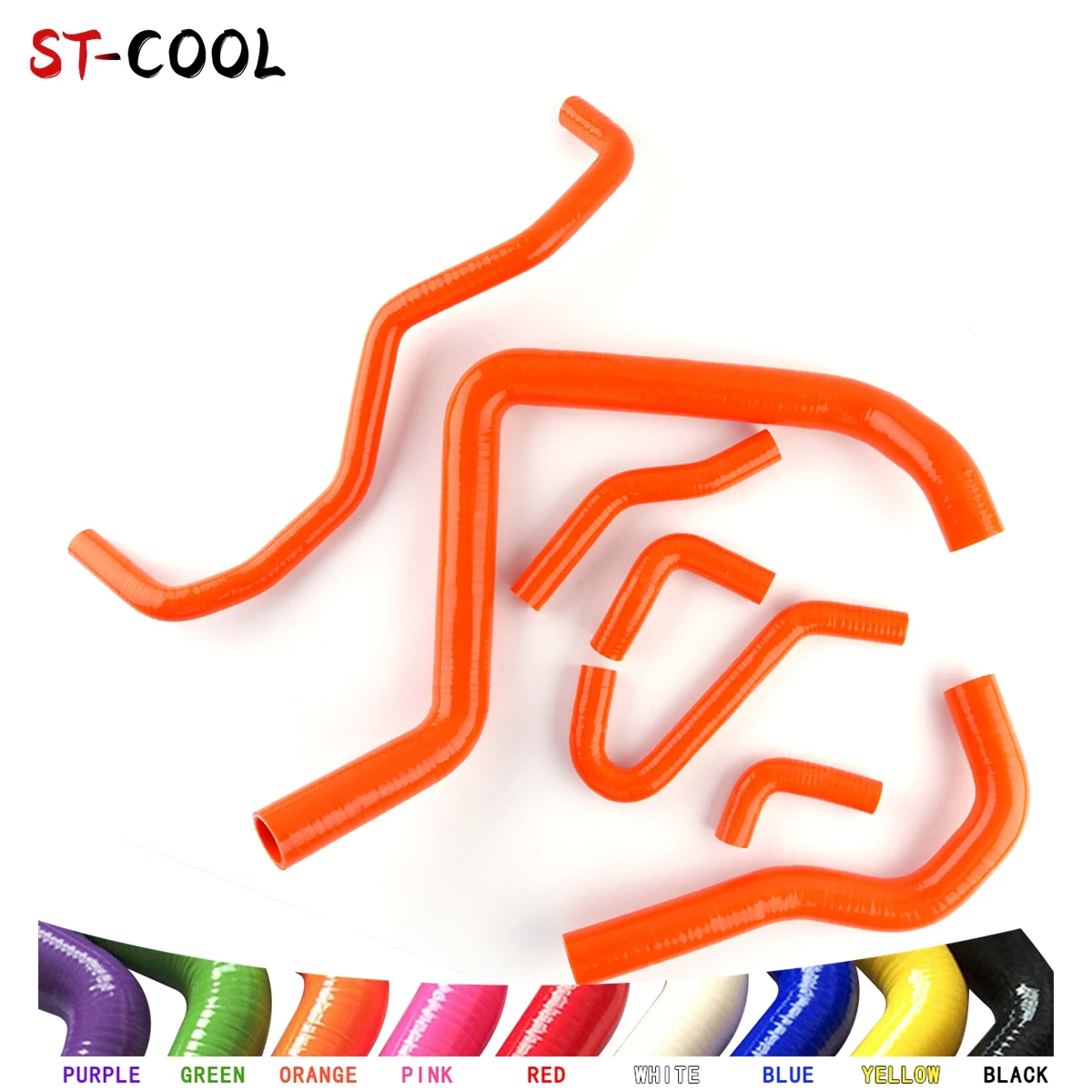 

For Honda Acura Integra DC2 DB6 DB8 B18C B18C1 1991-1994 1992 1993 Silicone Tubes Radiator Hoses Kit Piping 7Pcs 10 Colors