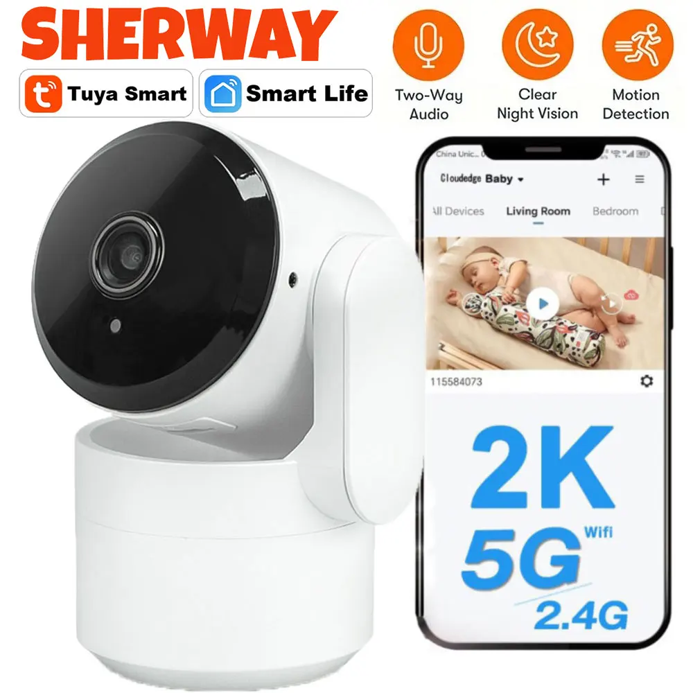 Tuya 2K 5/2.4G Wi-F… - image