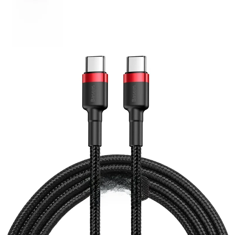 Kabel Baseus USB C do USB typu C do MacBooka Pro Quick Charge 3.0 60W PD Szybkie ładowanie do Samsung Xiaomi mi Charge Cable — zdjęcie 2