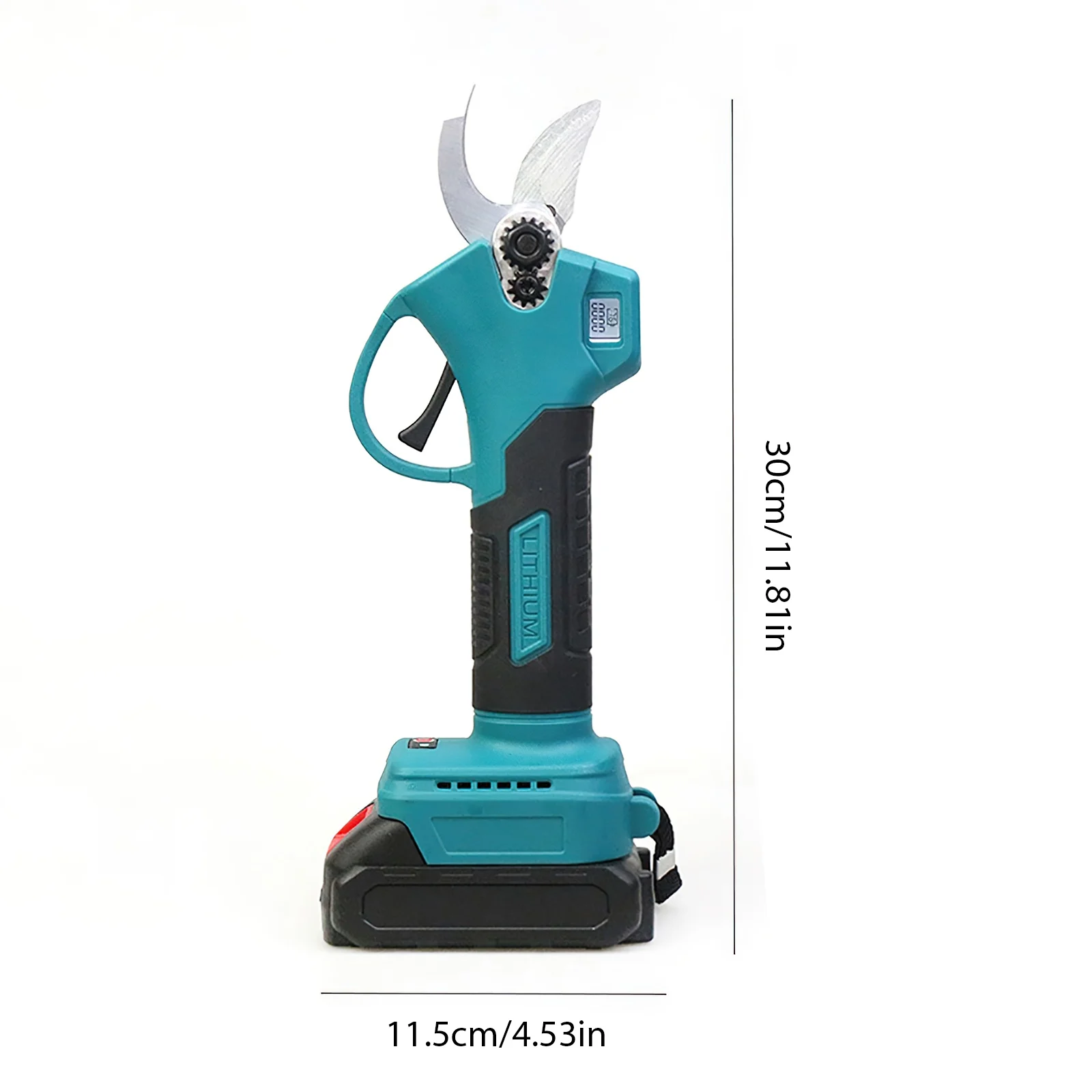 30MM 800W Kabellose Bürstenlose Elektrische Astschere Baum-Bonsai-Schneider Astschneider Elektrowerkzeug für Makita-Akku (2* Akku) – Detail 3