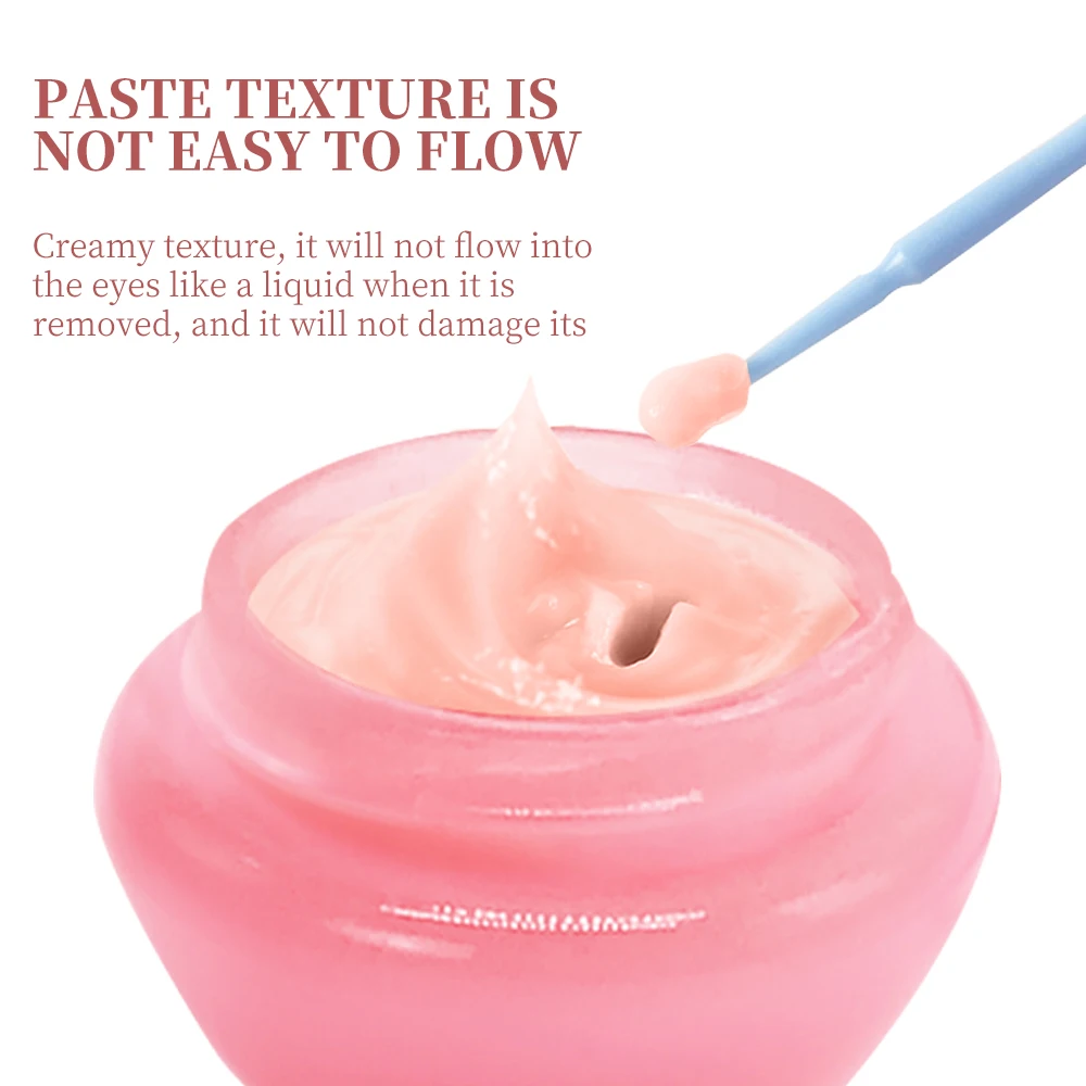 GTGDHNY مزيل غراء الرموش سريع التفريغ لاصق كريم احترافي مزيل لأدوات ماكياج Eyeslashes De Pestaña