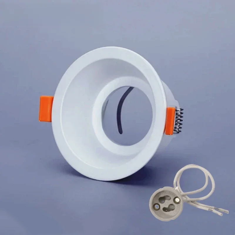 Ronde Verzonken LED Plafond Downlight Montage Aluminium Frame MR16 GU10 Lamp Vervangbare Spot Lamphouder Socket Fitting Armaturen - afbeelding 2
