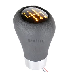 5/6 Speed Car LED Gear Shift Knob Head For BMW X6 Z5 M3 M4 M5 F20 F25 F26 F30 E23 E30 E32 E36 E38 E46 E52 E53 E60 E61 E63 E64