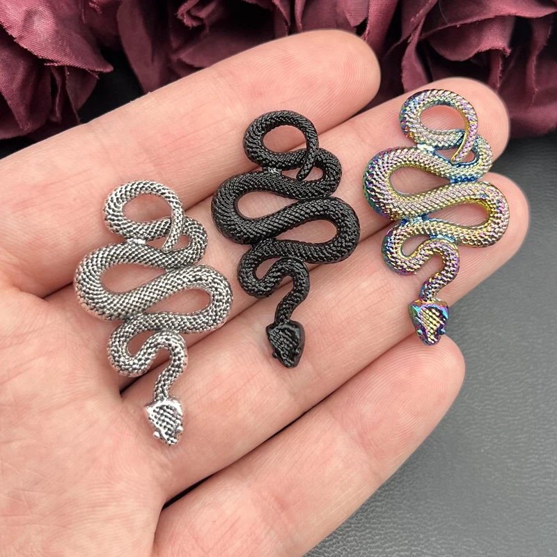 5 sztuk 43*25mm 3 kolory wąż Charms wisiorek projektant Charms Fit tworzenia biżuterii DIY komponenty do biżuterii