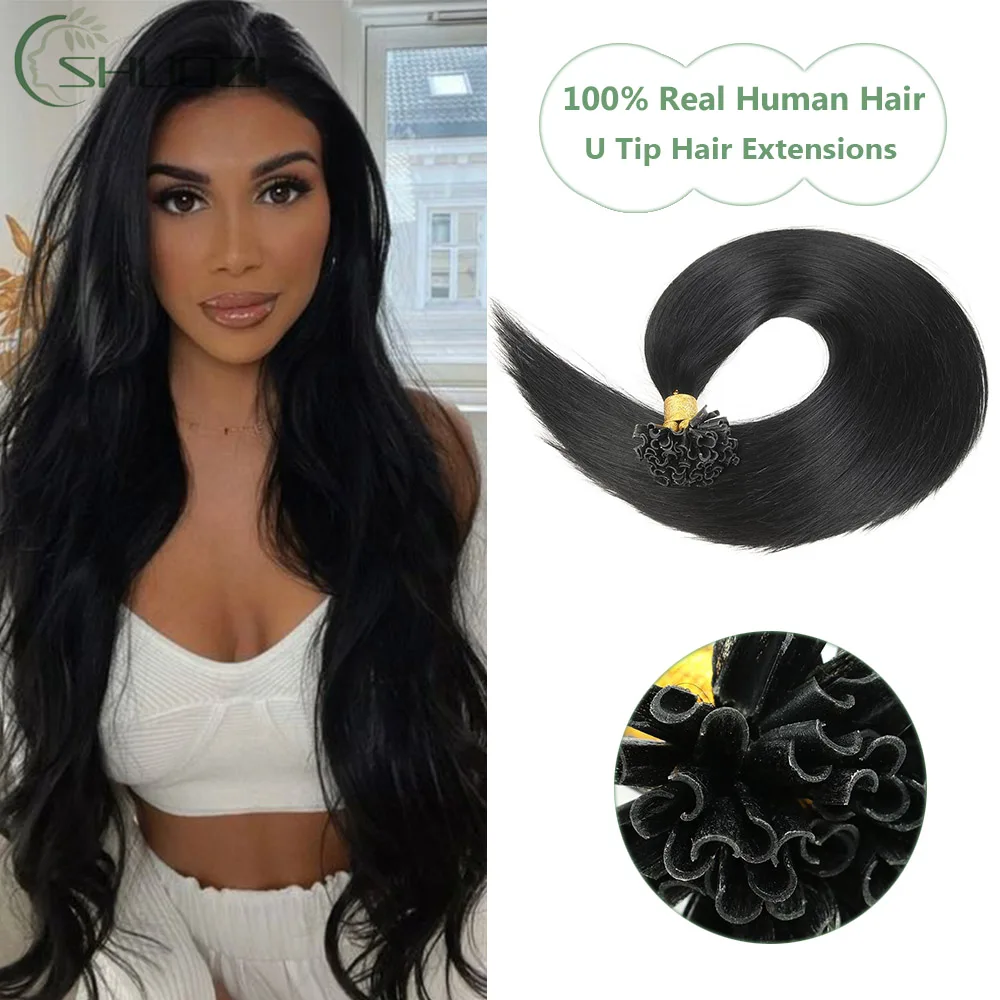 

U Tip Hair Extensions Human Hair 18 Inch 50g Invisible Keratin Hair Extensions Hot Fusion U Tip Hair Extensions Real Human Hair