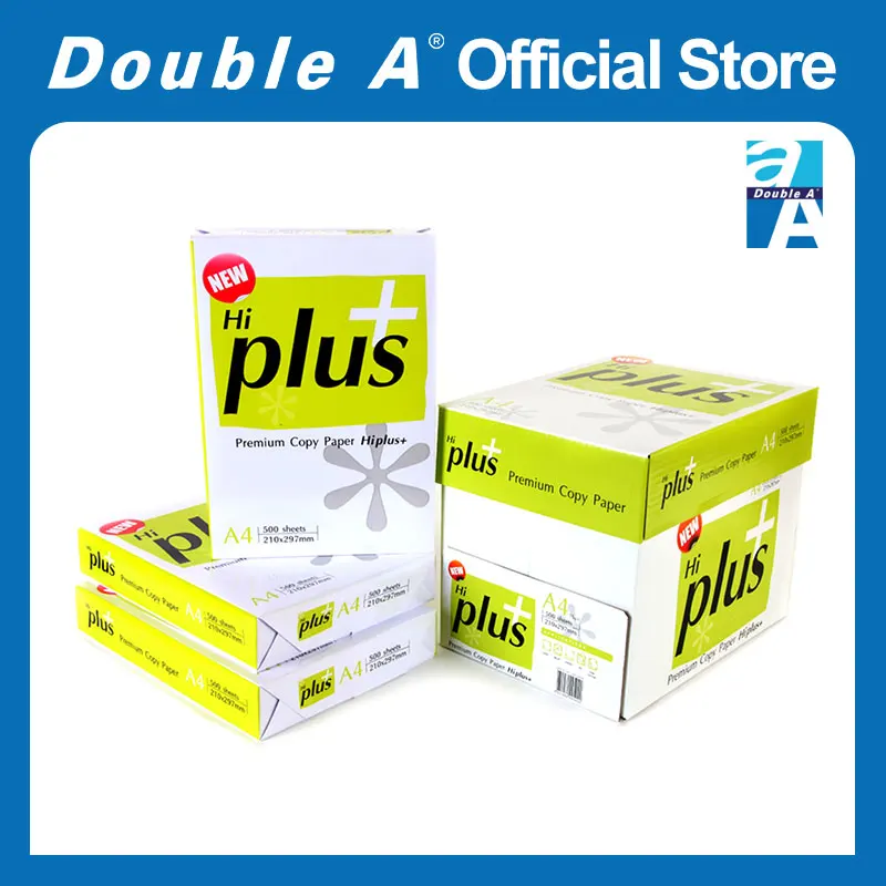 Double A High Plus 75g A4 2500 Sheets 1 Box A4 Copy Paper