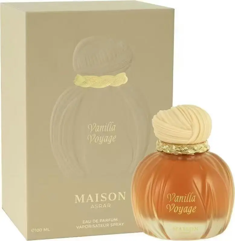 

Maison Asrar Vanilla Voyage Eau De Parfum 100ml - Warm Gourmand Fragrance With Vanilla, Amber & Sandalwood, Luxury Unisex Scent